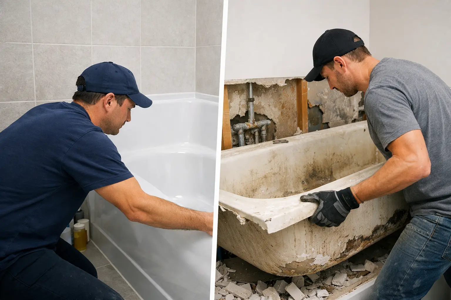 Bath Liner vs Bath Replacement: Which Wins?