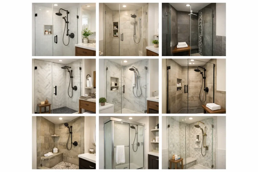 9 Small Bathroom Shower Remodel Examples