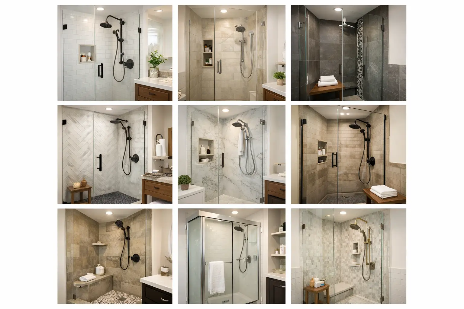 9 Small Bathroom Shower Remodel Examples