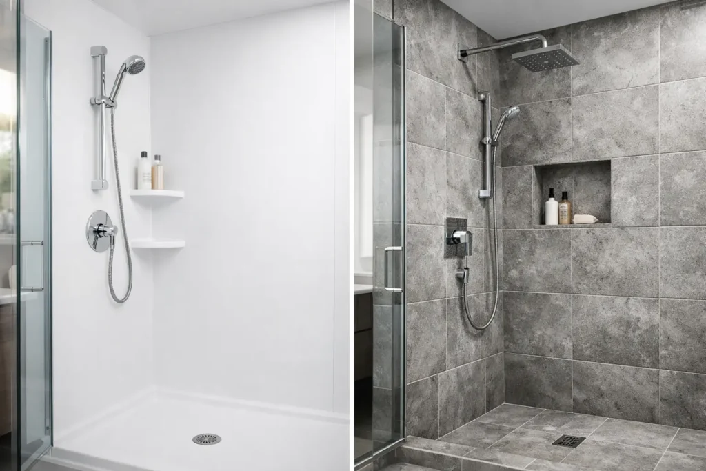 Acrylic Shower Walls vs Tile: Which Wins?