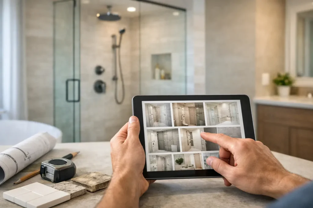 Shower Remodel Without Showroom Visit