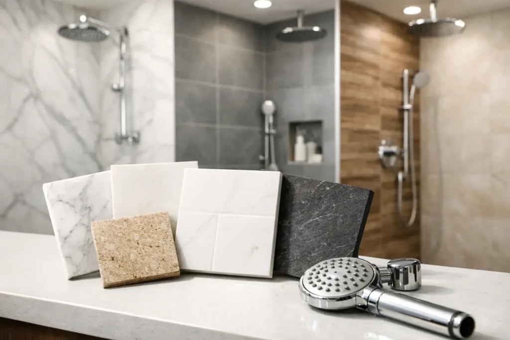 How to Choose Shower Wall Finishes