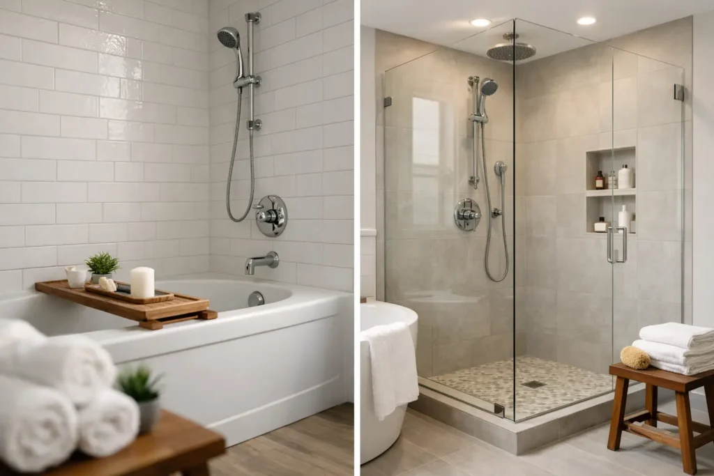 7 Best Tub to Shower Upgrades That Pay Off