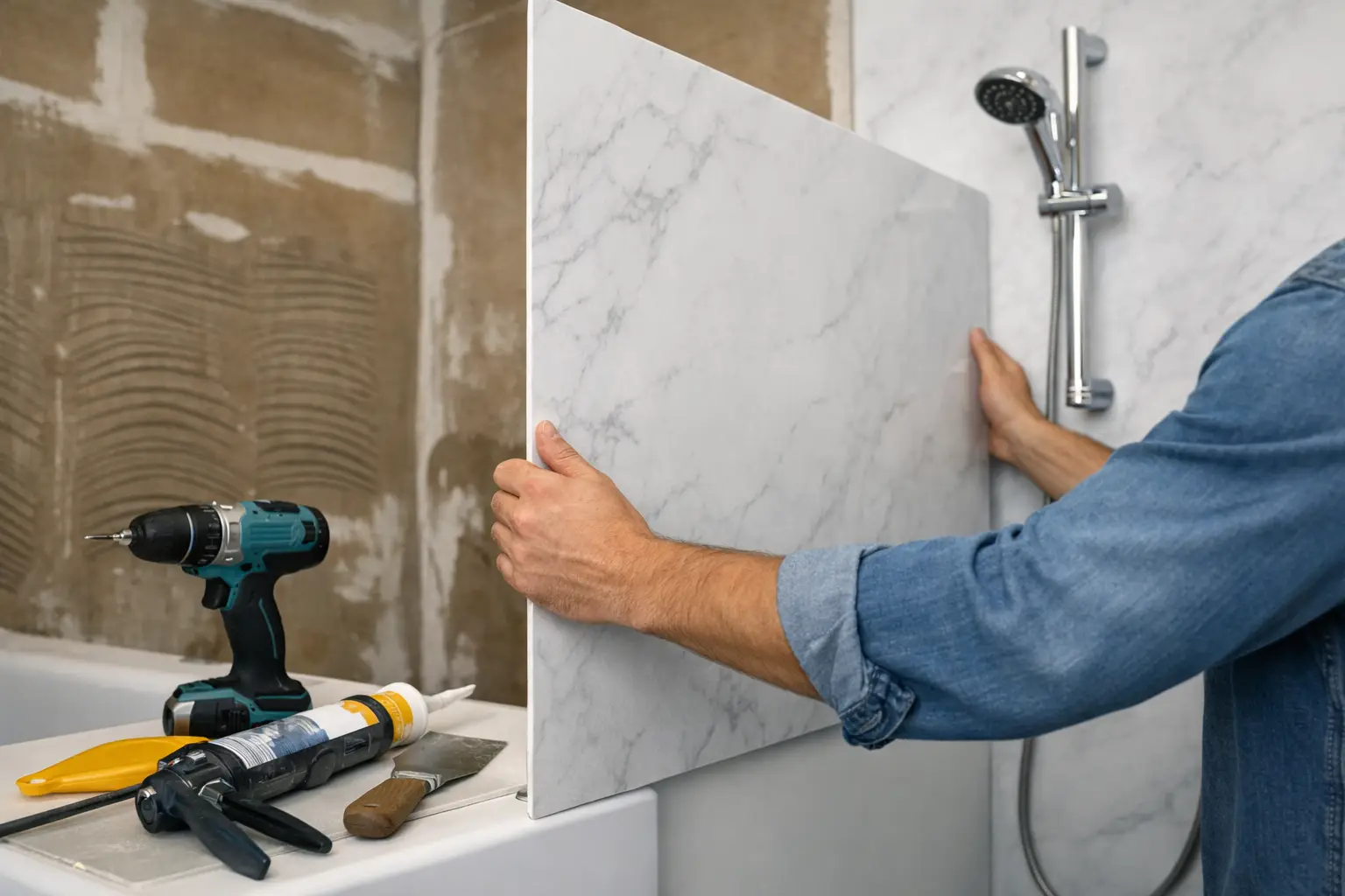 How to Install Shower Wall Panels Without the Sales Pitch