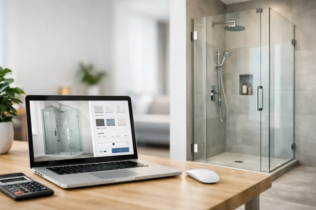 Online Shower Configurator With Clear Instant Pricing