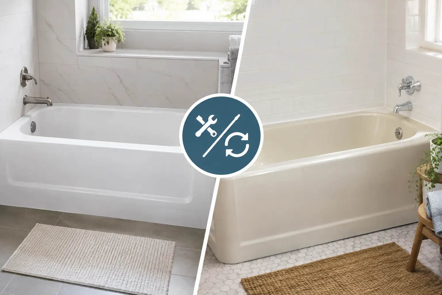 Bath Replacement Versus Refinishing: Which Wins?